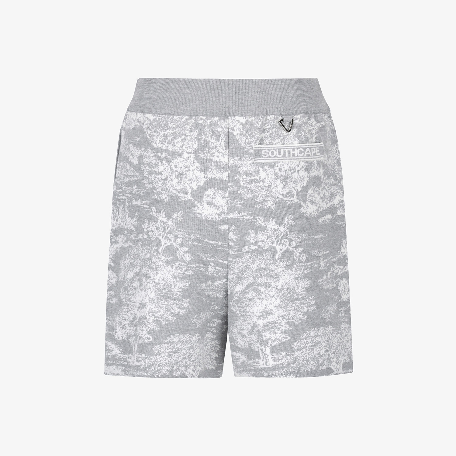 사우스케이프 여성 남해 헤리티지 니트 숏팬츠_그레이