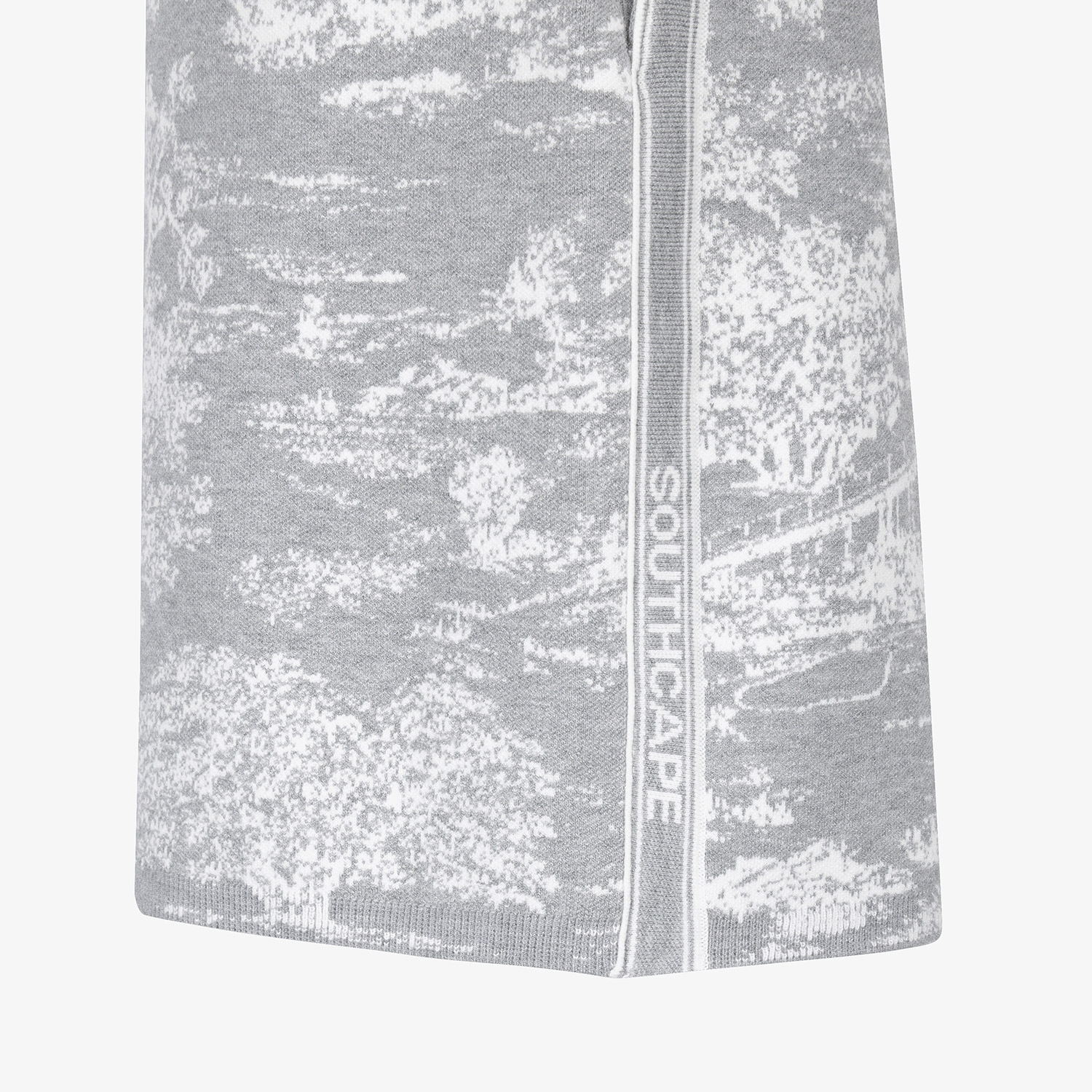 사우스케이프 여성 남해 헤리티지 니트 숏팬츠_그레이