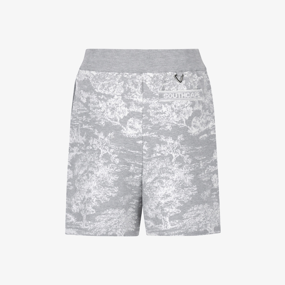 사우스케이프 여성 남해 헤리티지 니트 숏팬츠_그레이