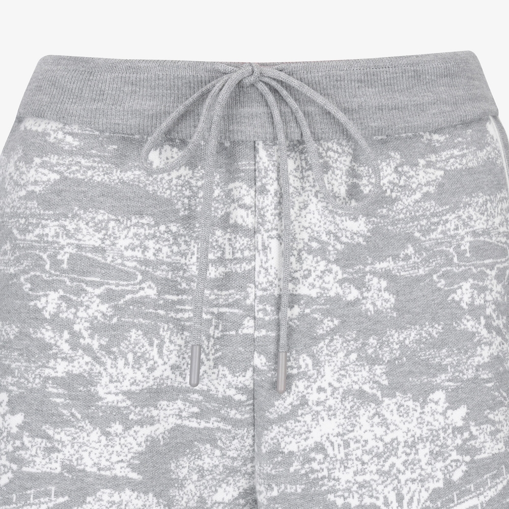 사우스케이프 여성 남해 헤리티지 니트 숏팬츠_그레이