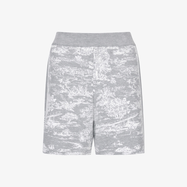 사우스케이프 여성 남해 헤리티지 니트 숏팬츠_그레이