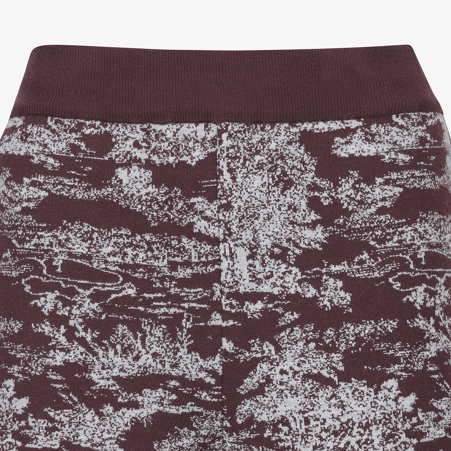 사우스케이프 여성 남해 헤리티지 니트 숏팬츠_와인
