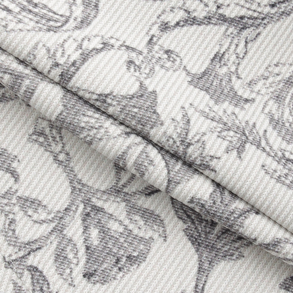 여성 사우스크로스 자카드 카라 베스트_아이보리