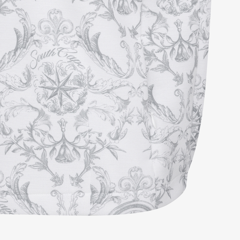 여성 사우스크로스 하이넥 후드 베스트_그레이