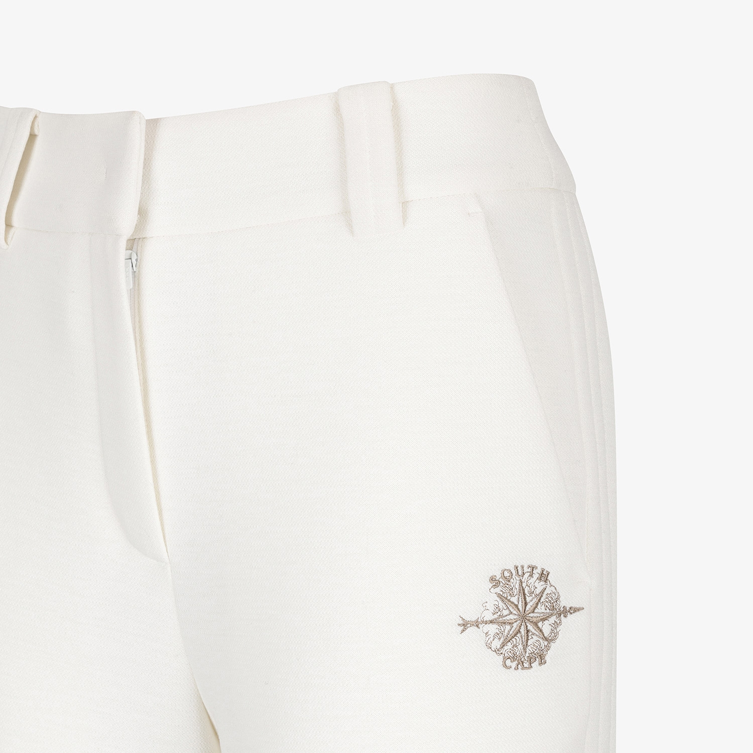 여성 사우스크로스 와이드 저지 팬츠_아이보리