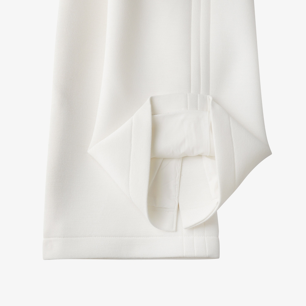 여성 사우스크로스 와이드 저지 팬츠_아이보리