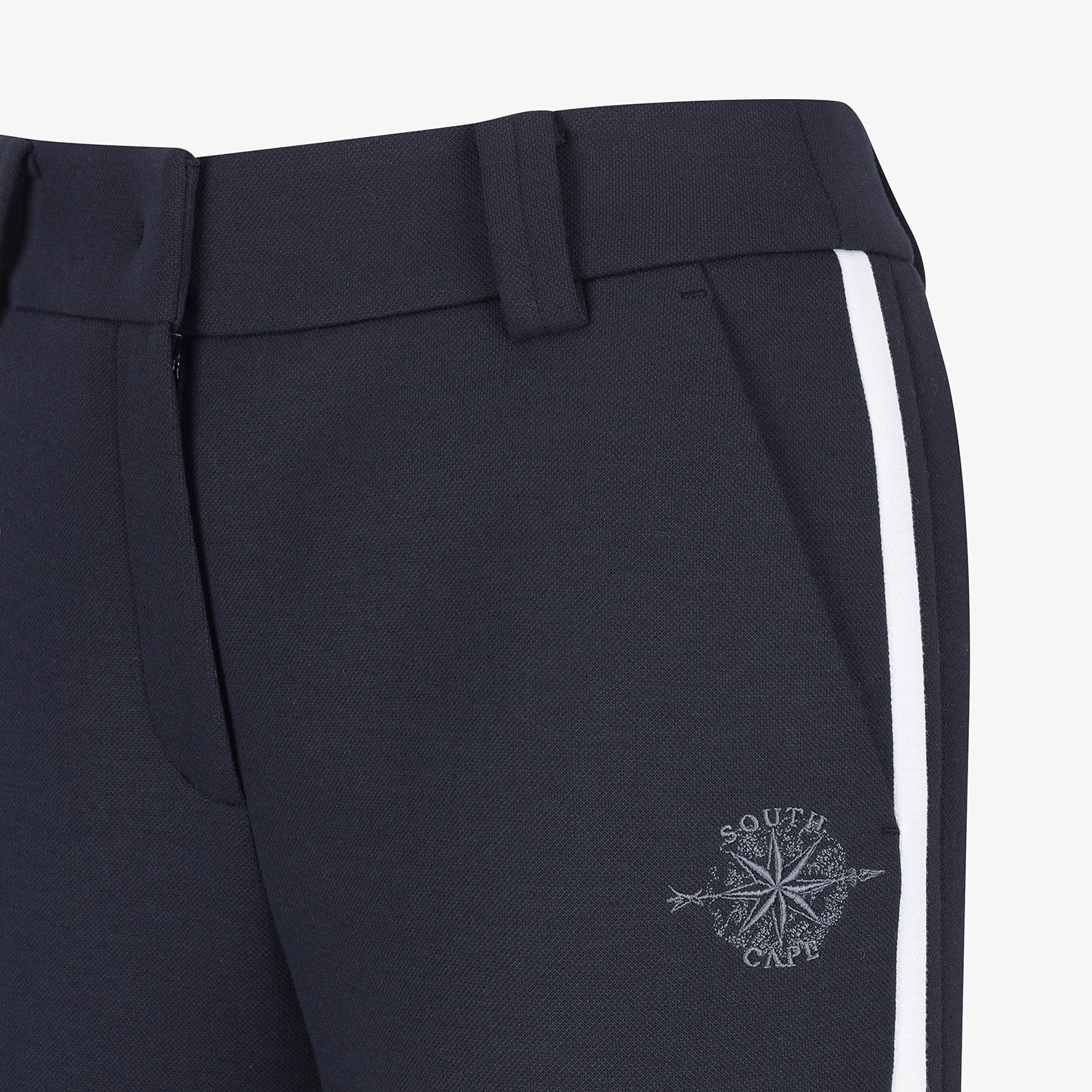 여성 사우스크로스 사이드 배색 라인 팬츠_다크 네이비