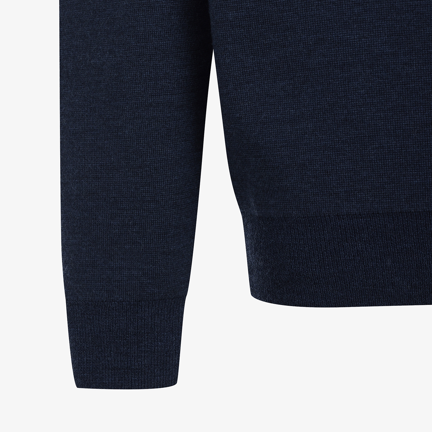 남성 사우스크로스 베이스볼 카라 니트 집업_네이비