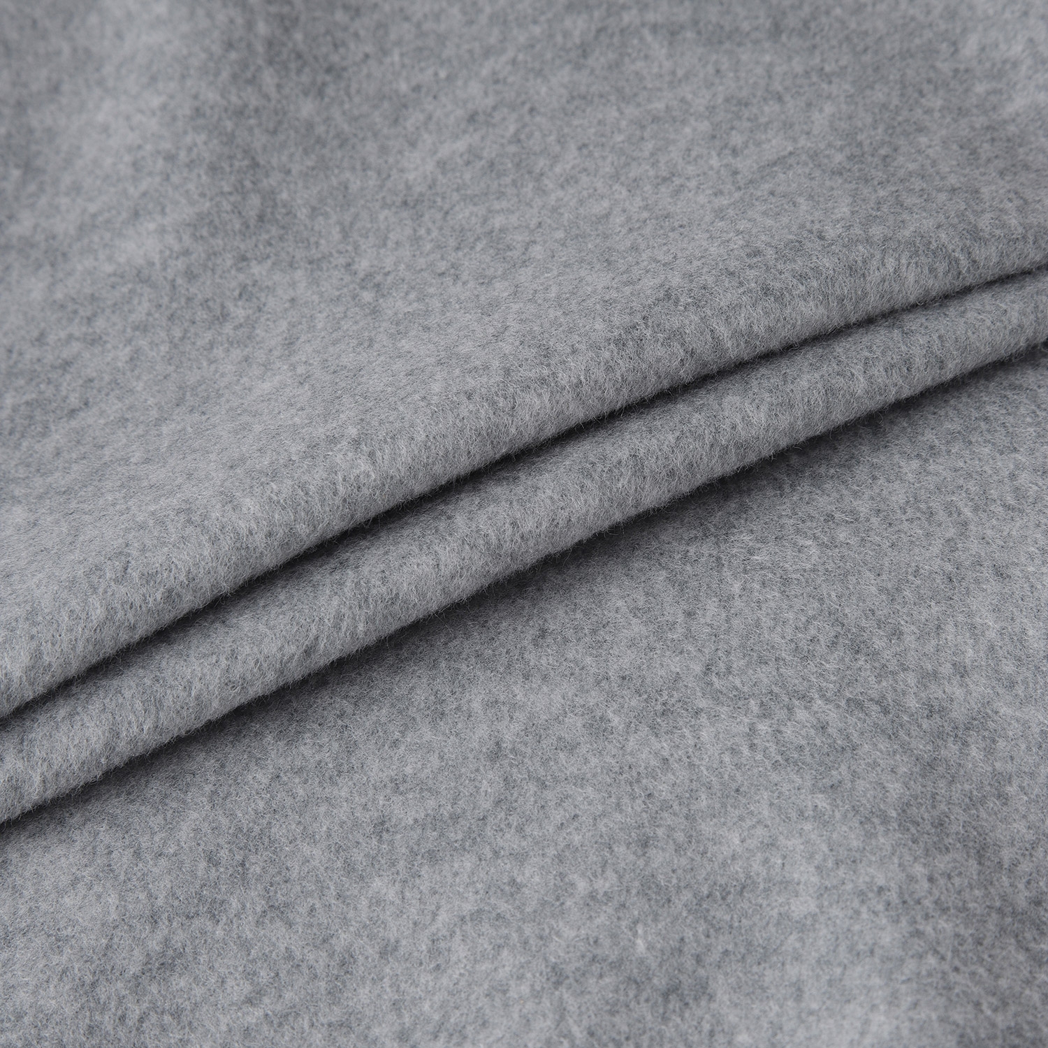 남성 사우스크로스 울 하이넥 집업 베스트_멜란지 그레이