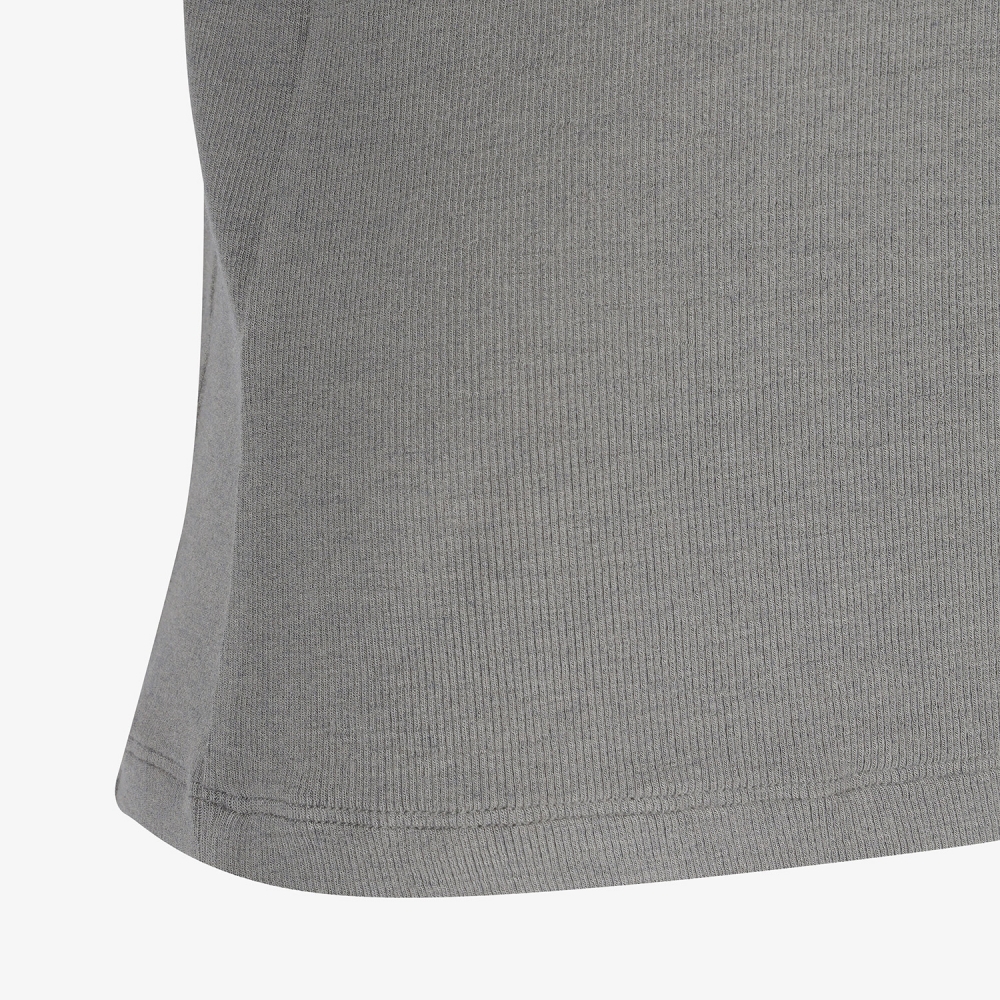 사우스케이프 여성 후드 하프집 베이스레이어_그레이