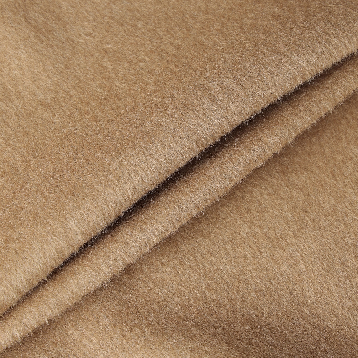 여성 사우스크로스 울 하이넥 집업 베스트_카멜