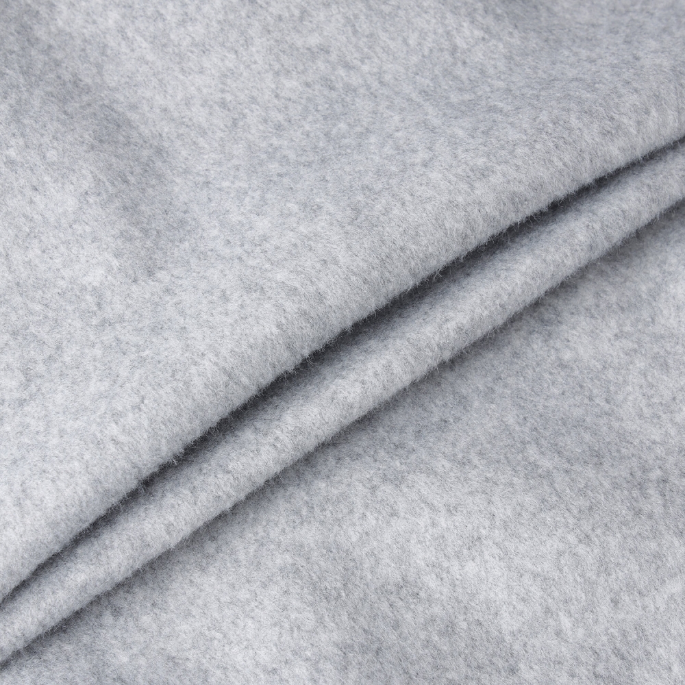 여성 사우스크로스 울 하이넥 집업 베스트_멜란지 그레이