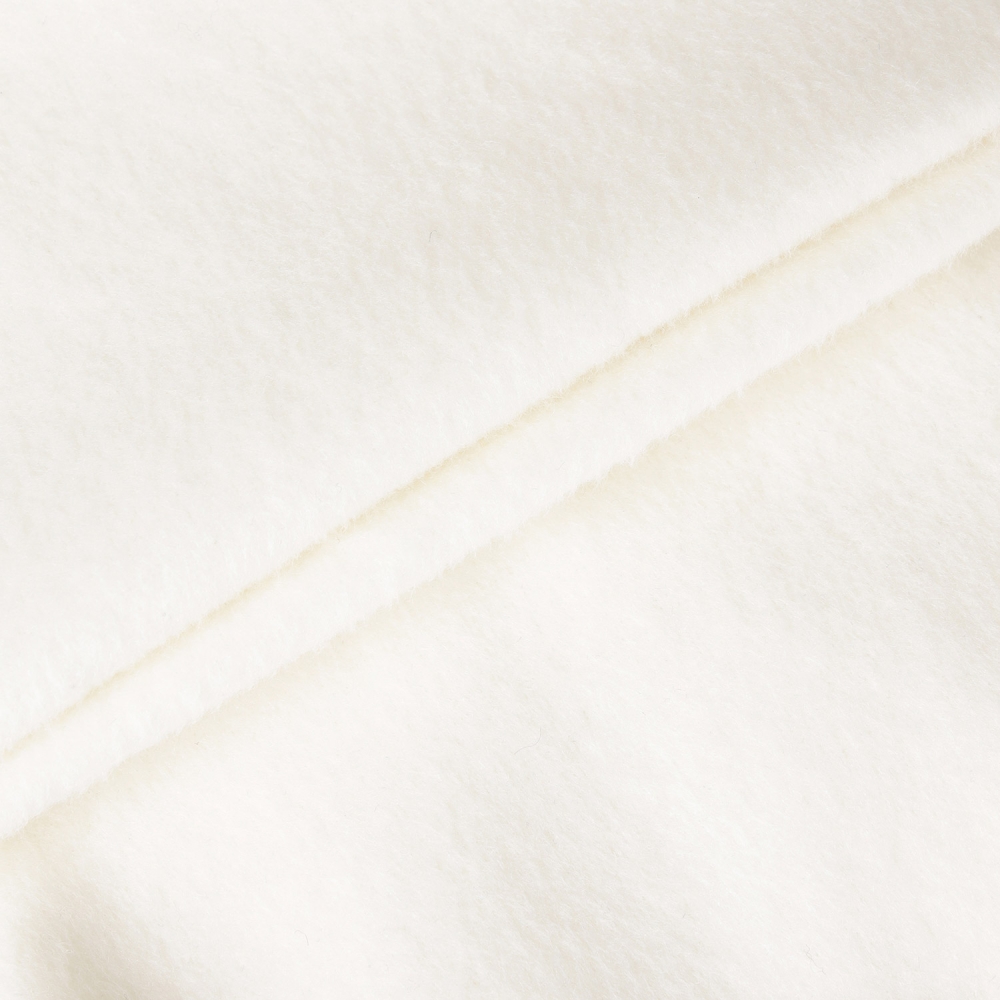 여성 사우스크로스 울 하이넥 집업 베스트_화이트