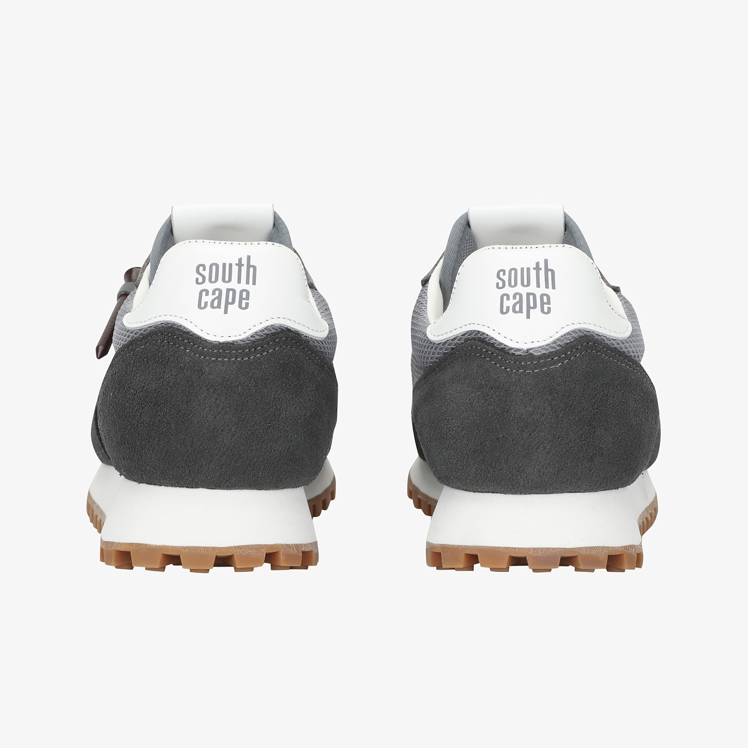 사우스케이프 여성 뉴 로고 배색 스파이크리스화_그레이