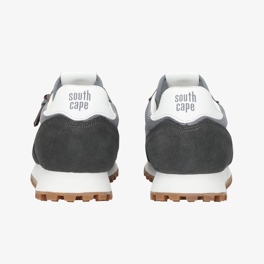 사우스케이프 여성 뉴 로고 배색 스파이크리스화_그레이