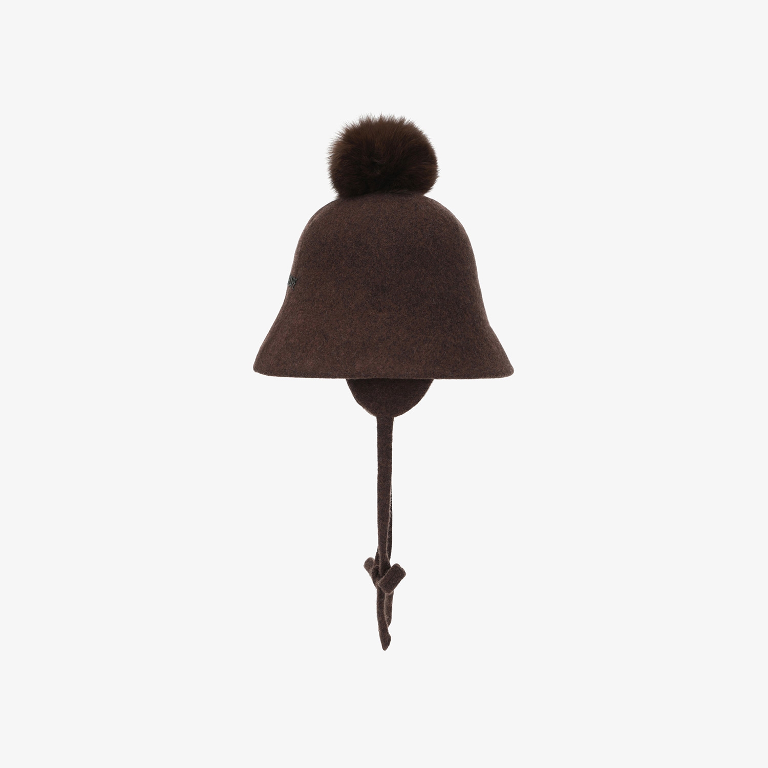 사우스케이프 여성 2-WAY 이어머프 울 버킷햇_다크 브라운