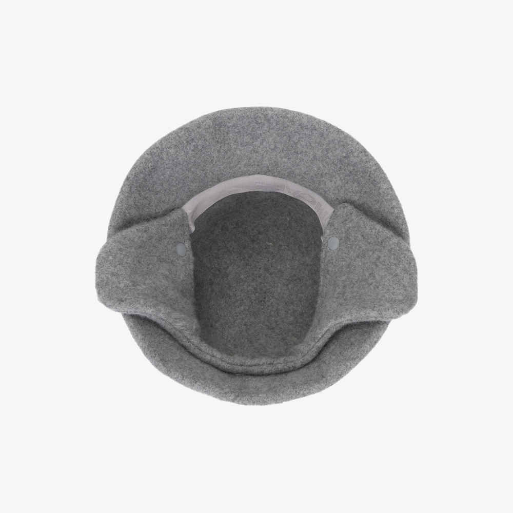 사우스케이프 여성 2-WAY 이어머프 울 버킷햇_그레이