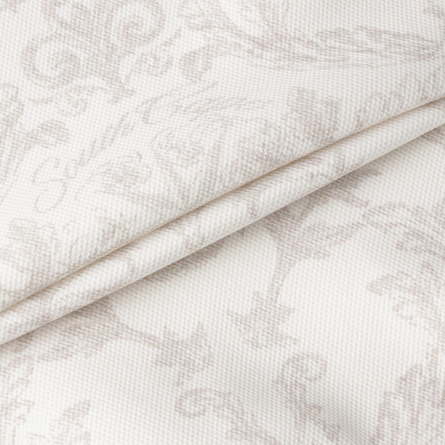 여성 사우스크로스 프린트 하이넥 후드 티셔츠_세피아