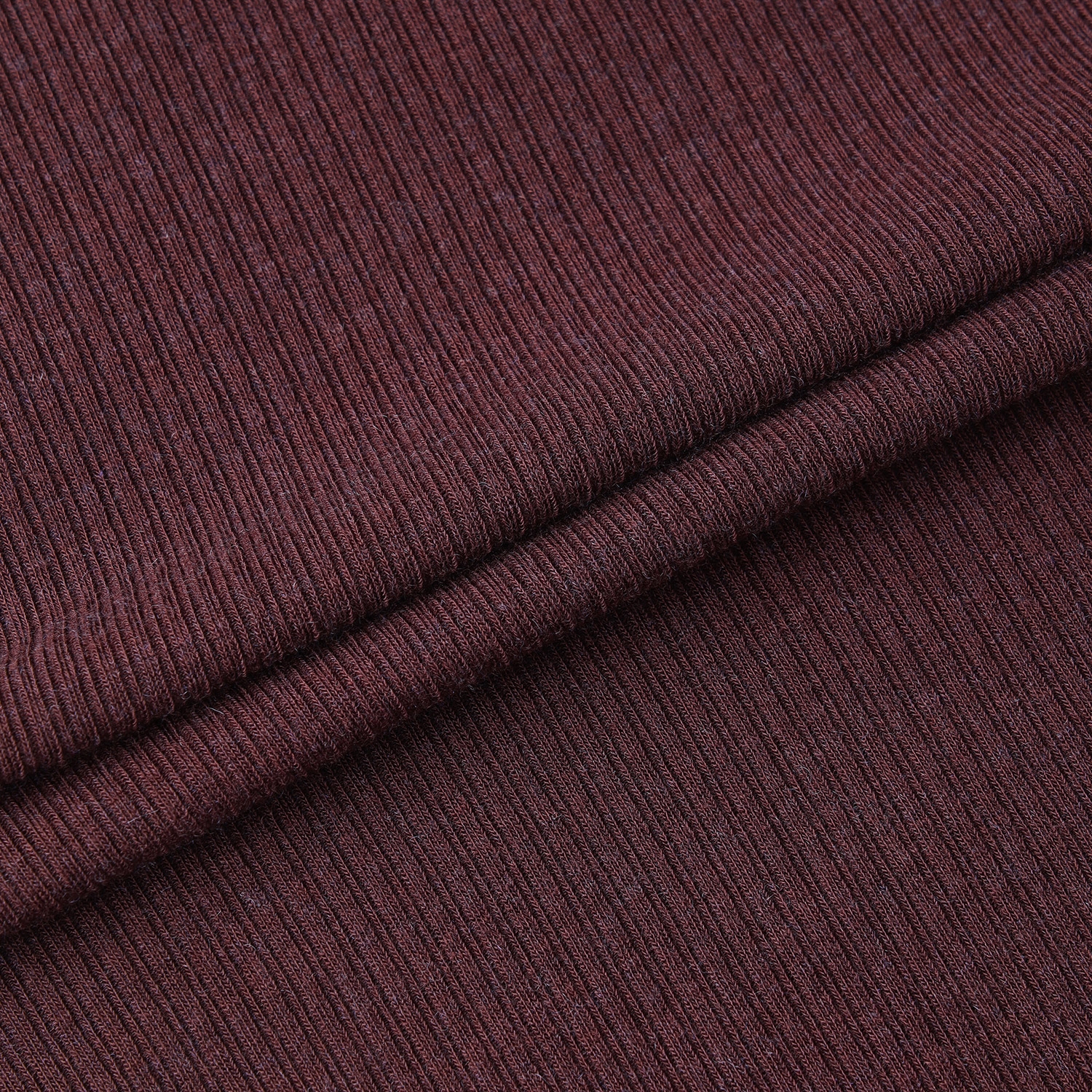 사우스케이프 여성 캐시미어 브이넥 레이어드 카라 티셔츠_브라운