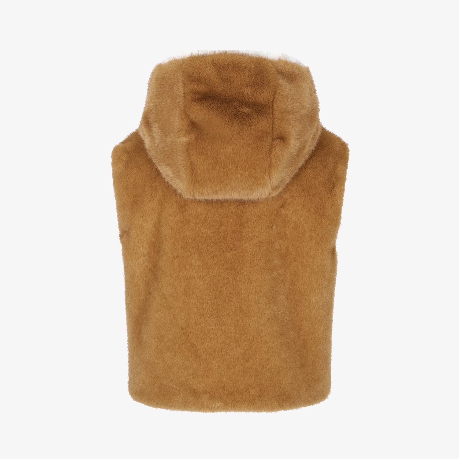 사우스케이프 여성 에센셜 리버시블 퍼 베스트_카멜