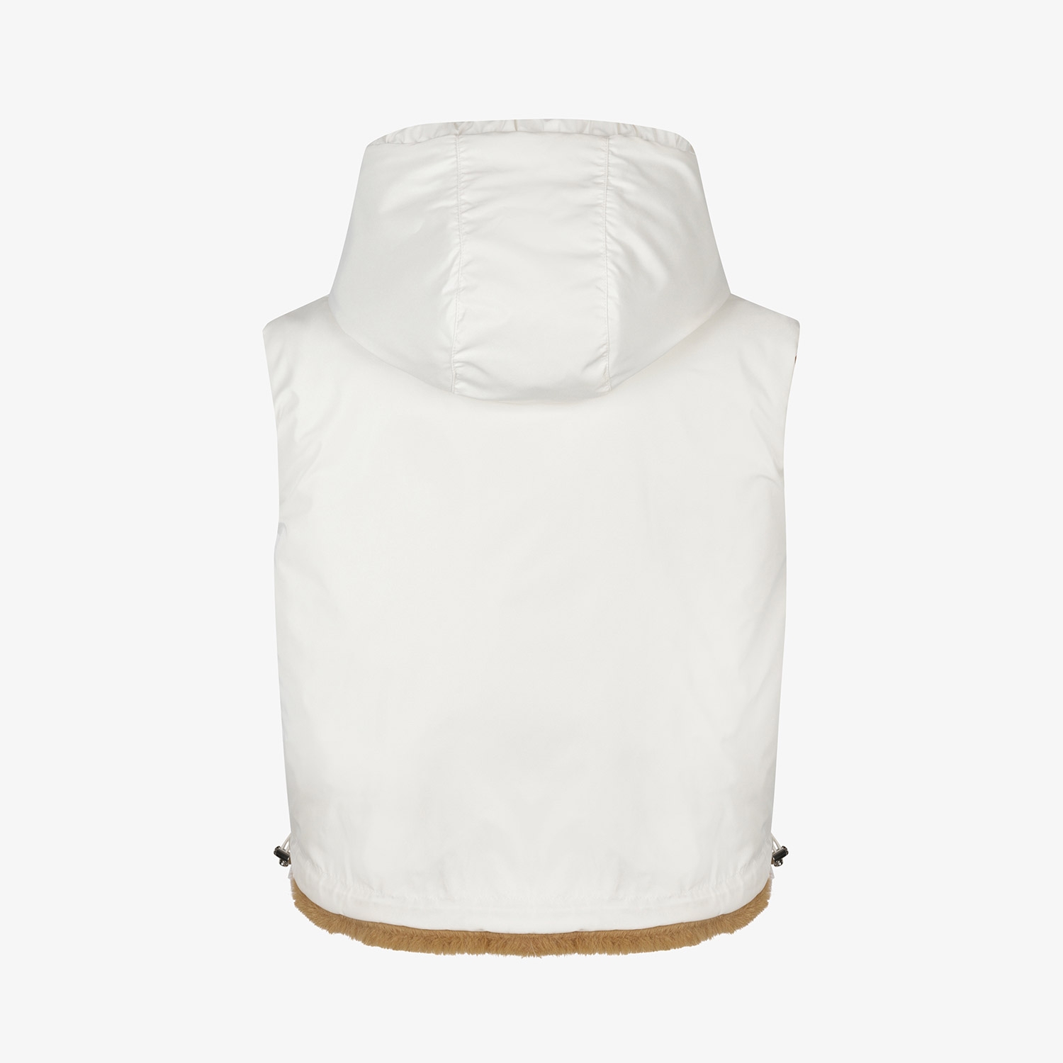 사우스케이프 여성 에센셜 리버시블 퍼 베스트_카멜