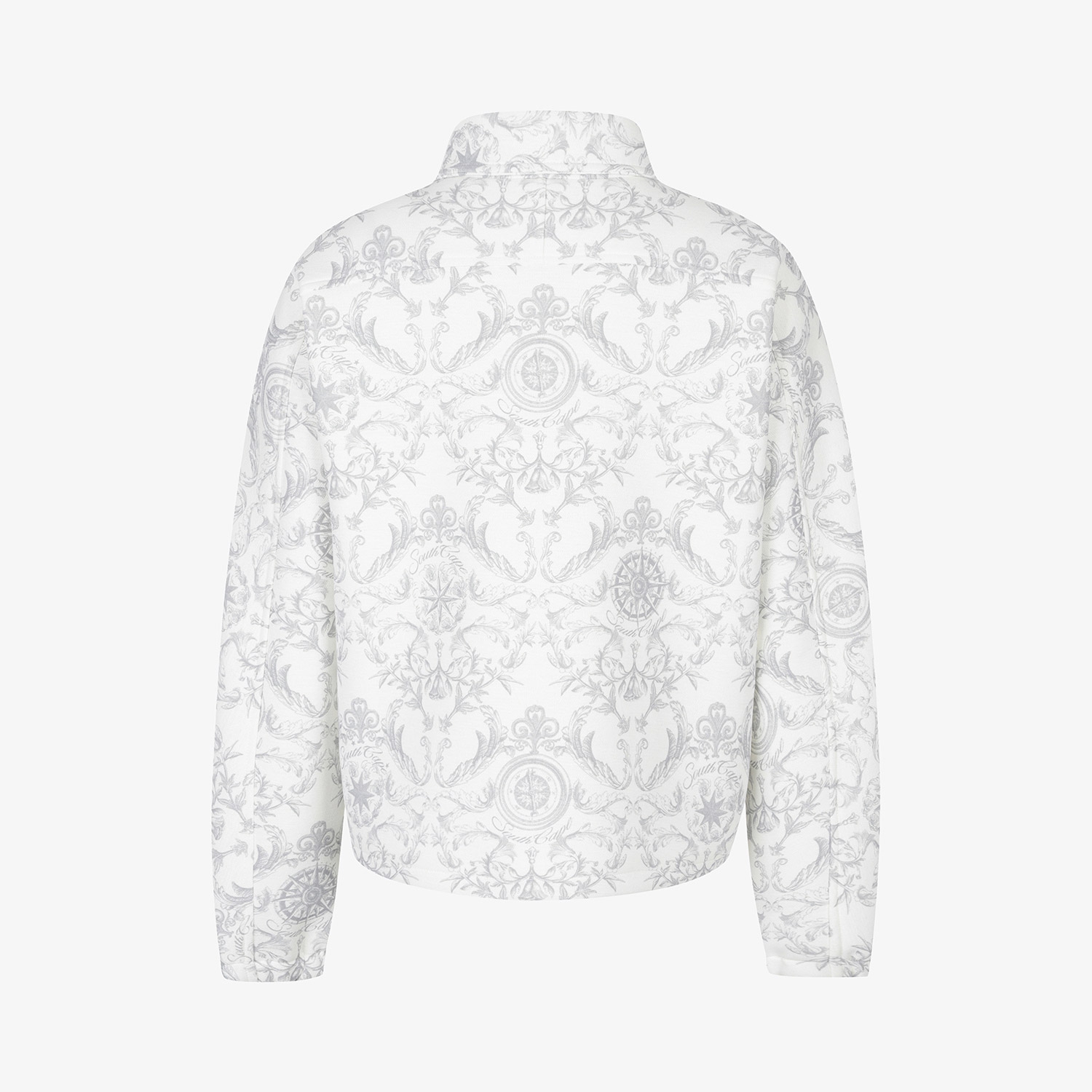 여성 사우스크로스 시드 테크 하이넥 집업 점퍼_그레이