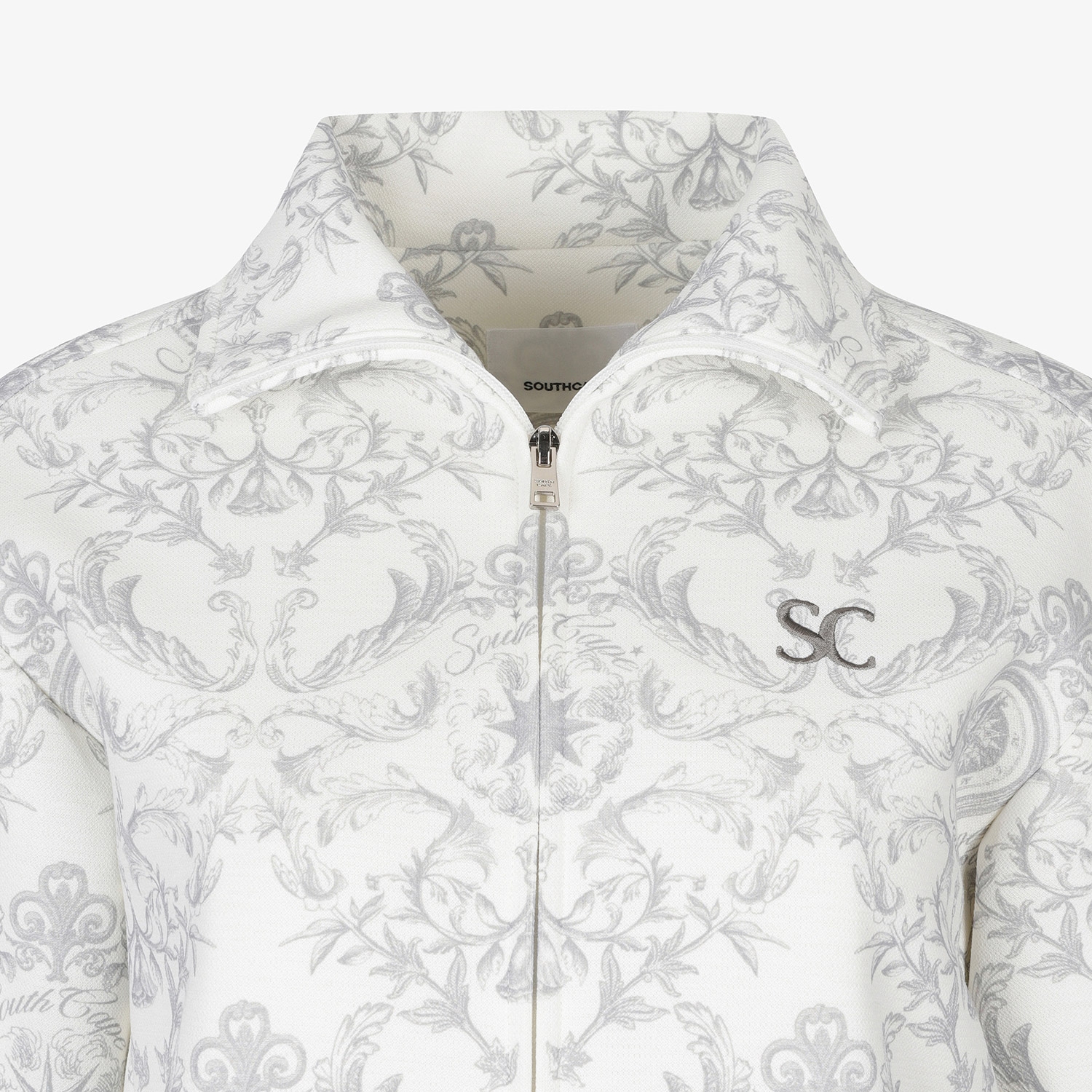 여성 사우스크로스 시드 테크 하이넥 집업 점퍼_그레이