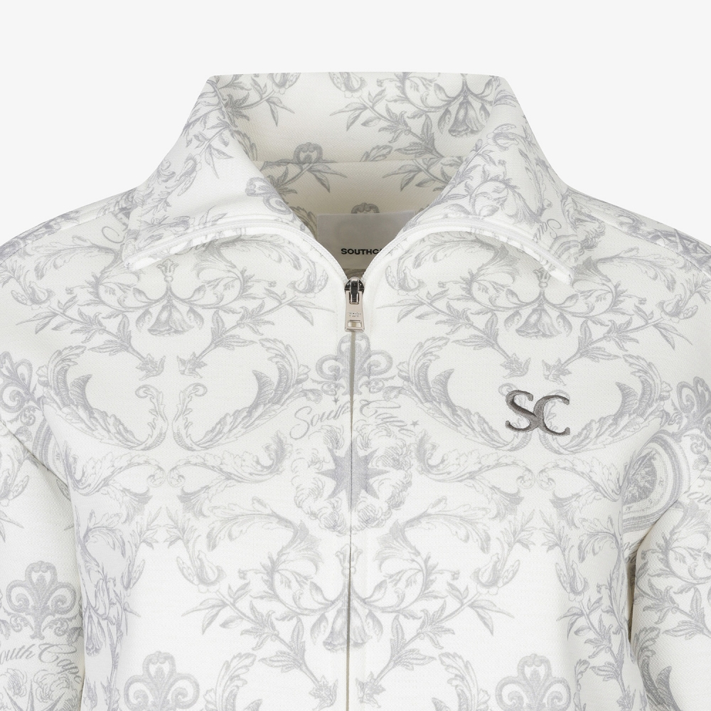 여성 사우스크로스 시드 테크 하이넥 집업 점퍼_그레이