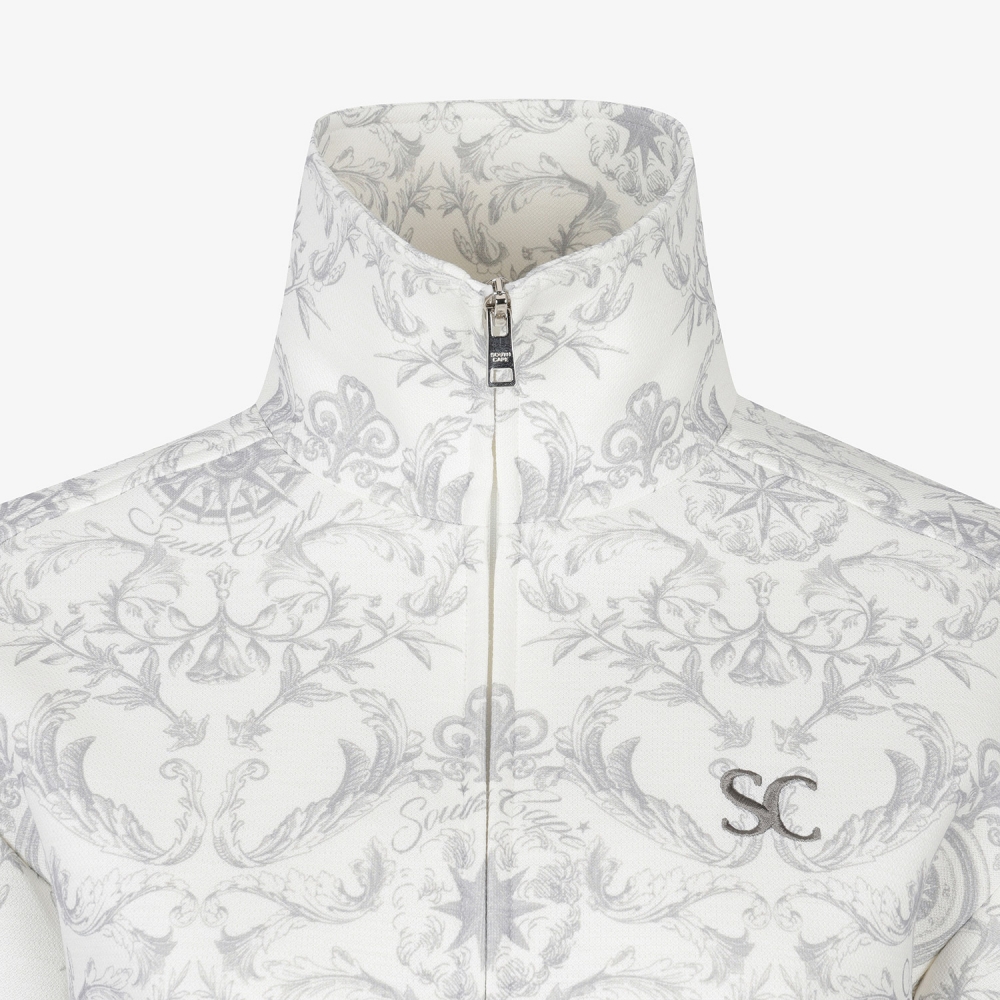 여성 사우스크로스 시드 테크 하이넥 집업 점퍼_그레이