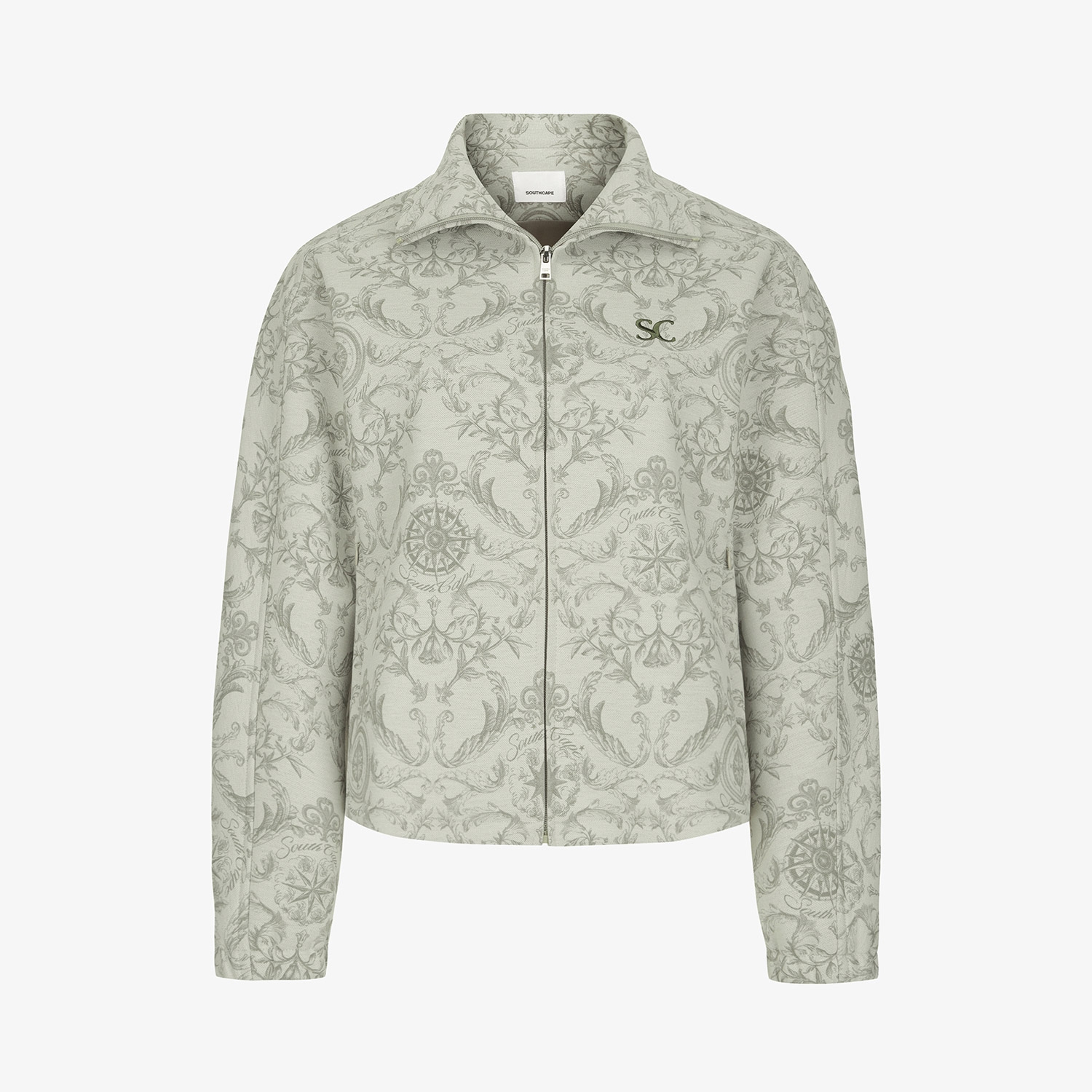 여성 사우스크로스 시드 테크 하이넥 집업 점퍼_라이트 카키