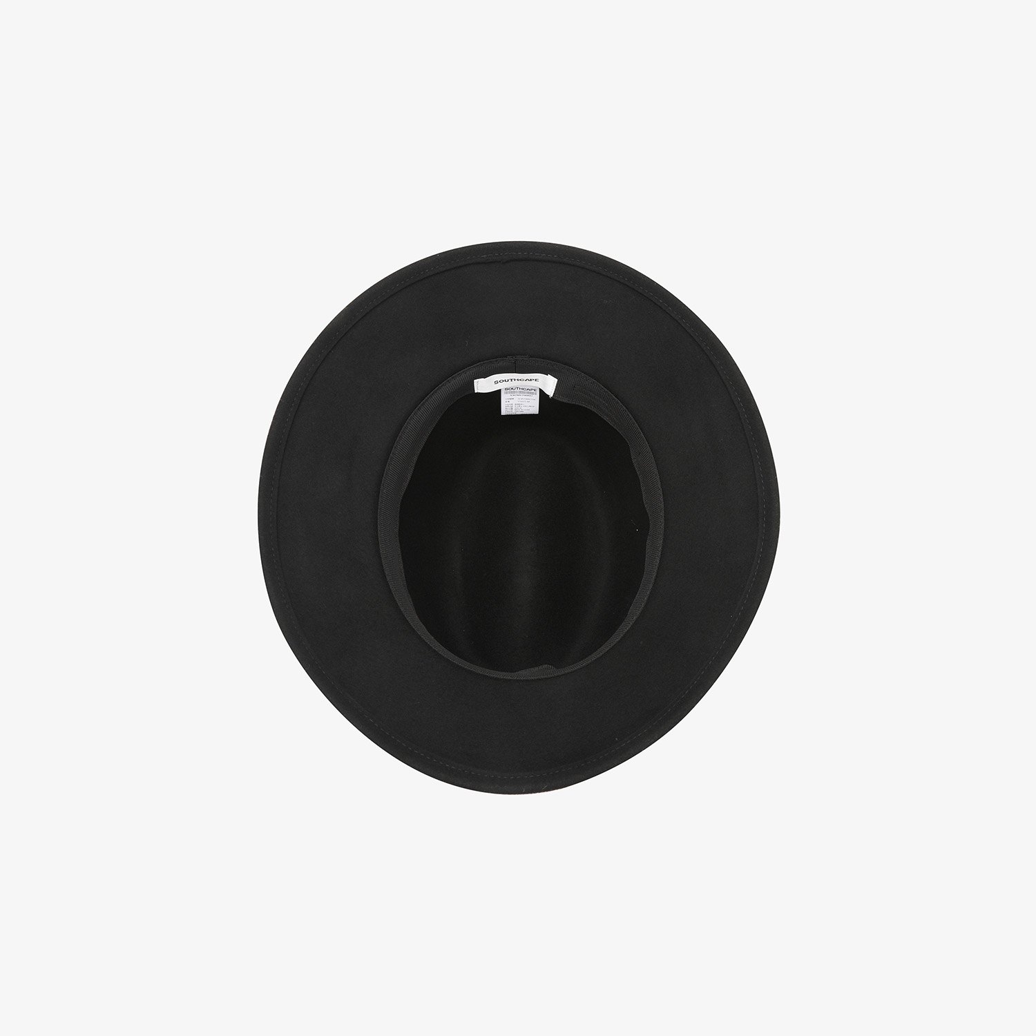 사우스케이프 여성 SC 로고 울 펠트 페도라 햇_블랙