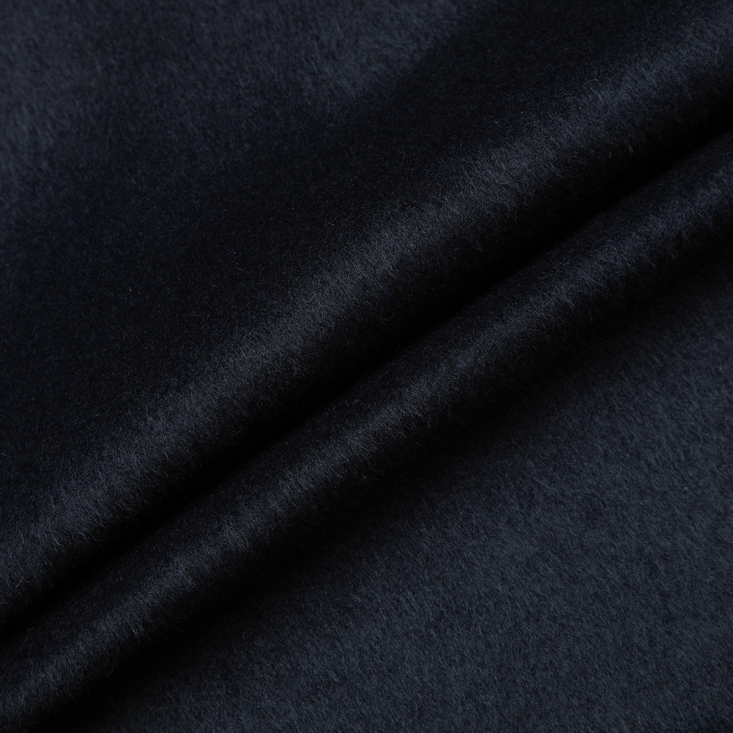 여성 사우스크로스 폭스퍼 카라 울 집업 자켓_다크 네이비