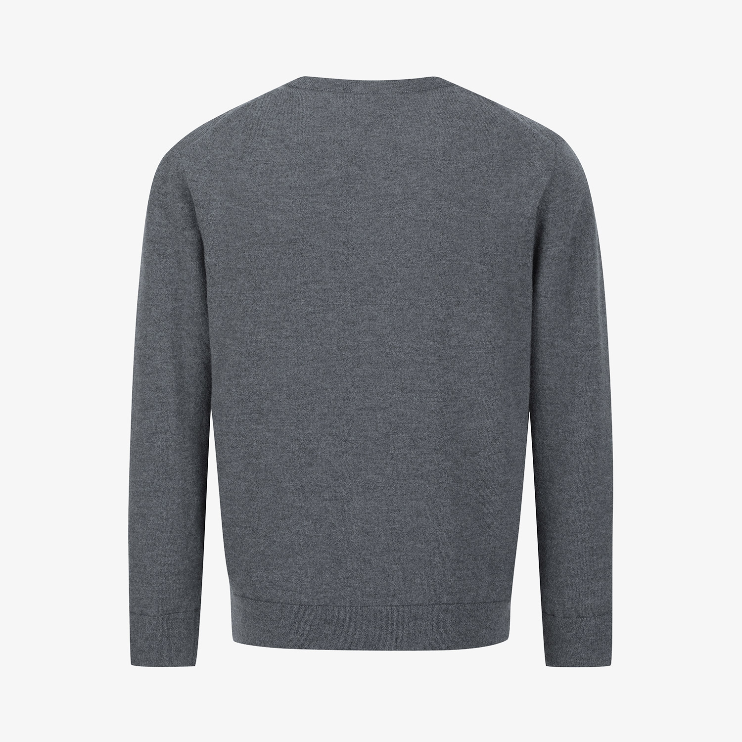 남성 사우스크로스 라운드넥 방풍 니트 풀오버_그레이