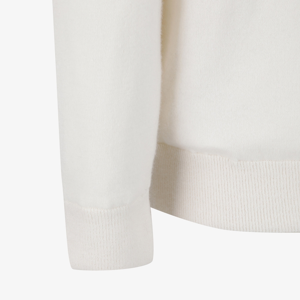 남성 사우스크로스 라운드넥 방풍 니트 풀오버_아이보리