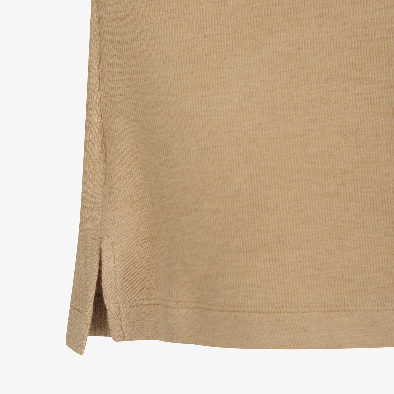 사우스케이프 여성 레이어드 카라 티셔츠_베이지