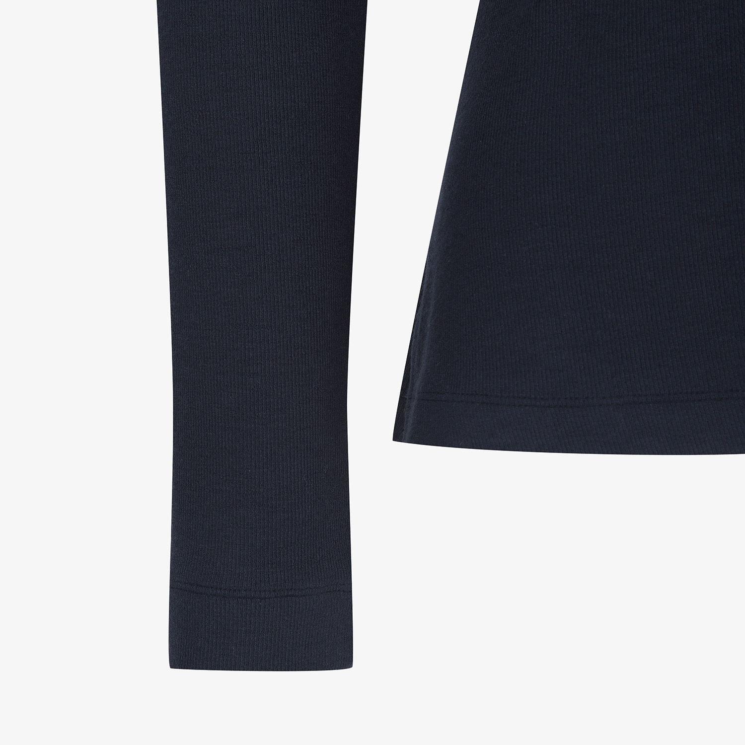 사우스케이프 여성 레이어드 카라 티셔츠_네이비