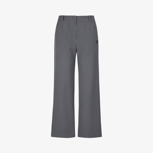 사우스케이프 여성 하이브리드 다운페브릭 기모 와이드 팬츠_멜란지 그레이
