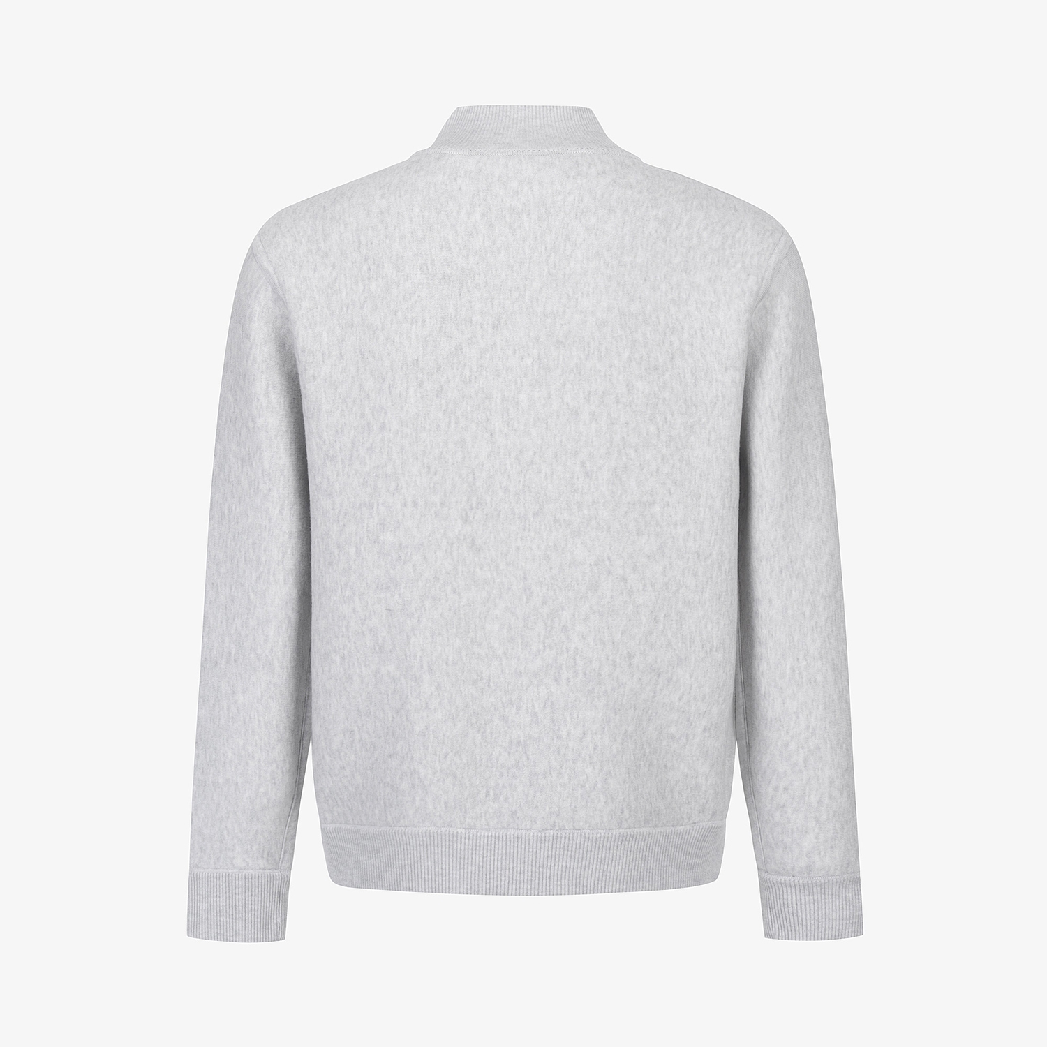 사우스케이프 남성 자카드 리버시블 니트 집업 가디건_그레이