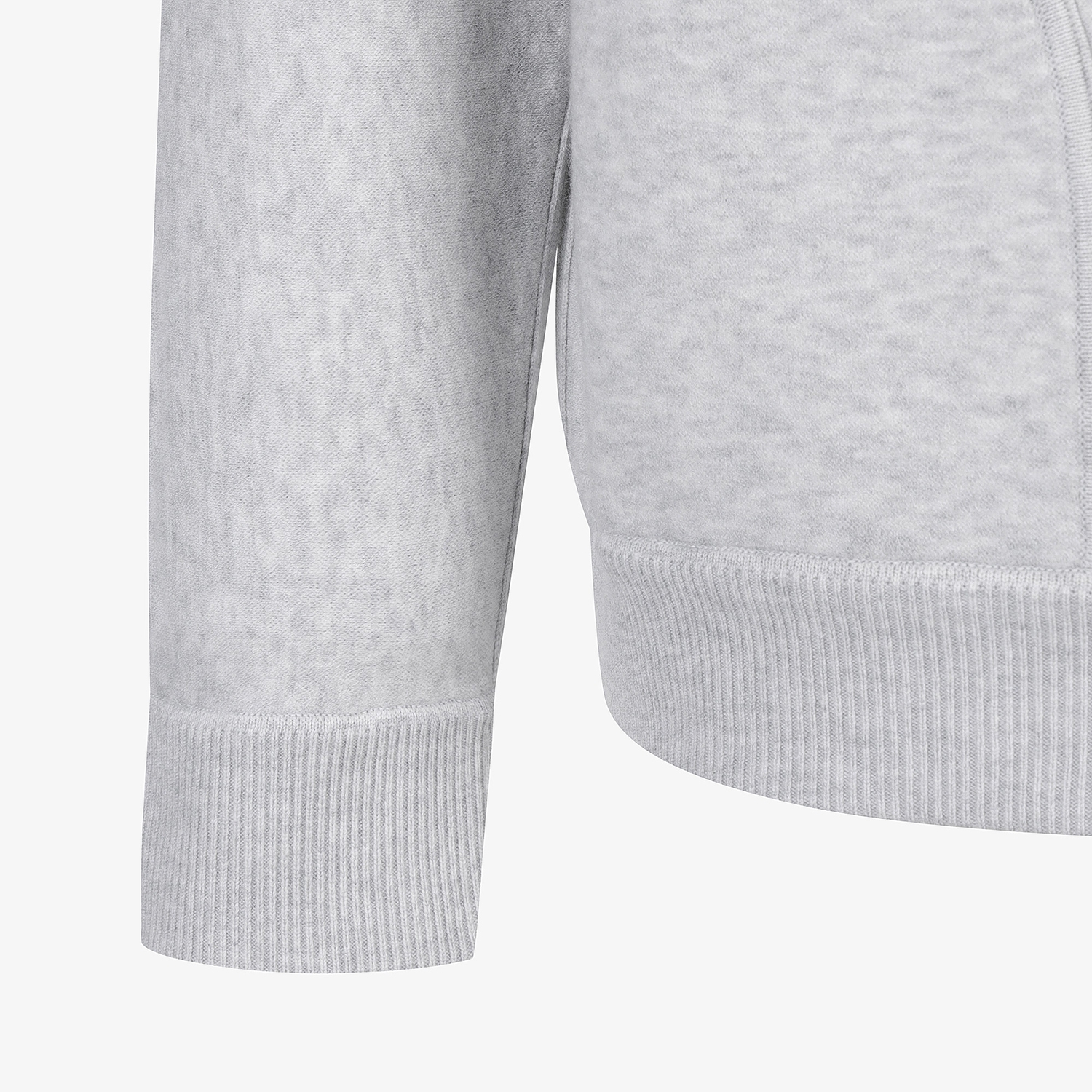 사우스케이프 남성 자카드 리버시블 니트 집업 가디건_그레이