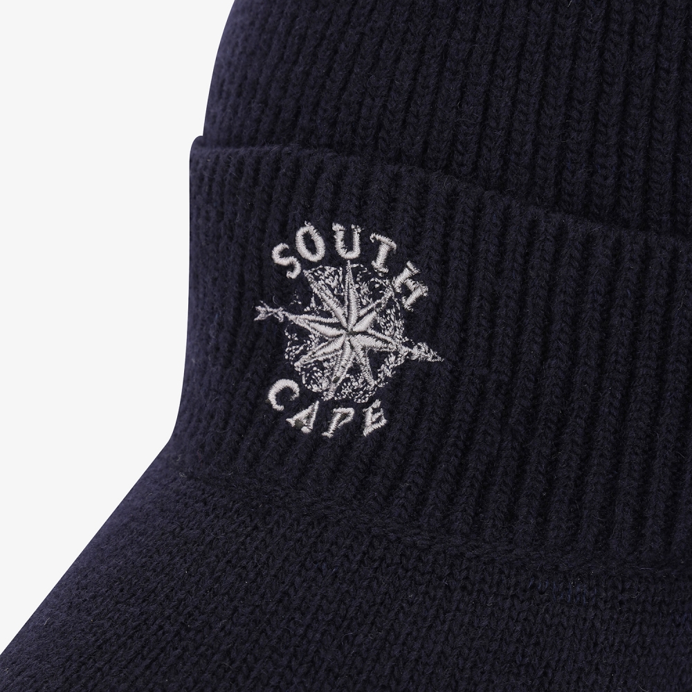 남성 사우스크로스 이어머프 니트캡_다크 네이비