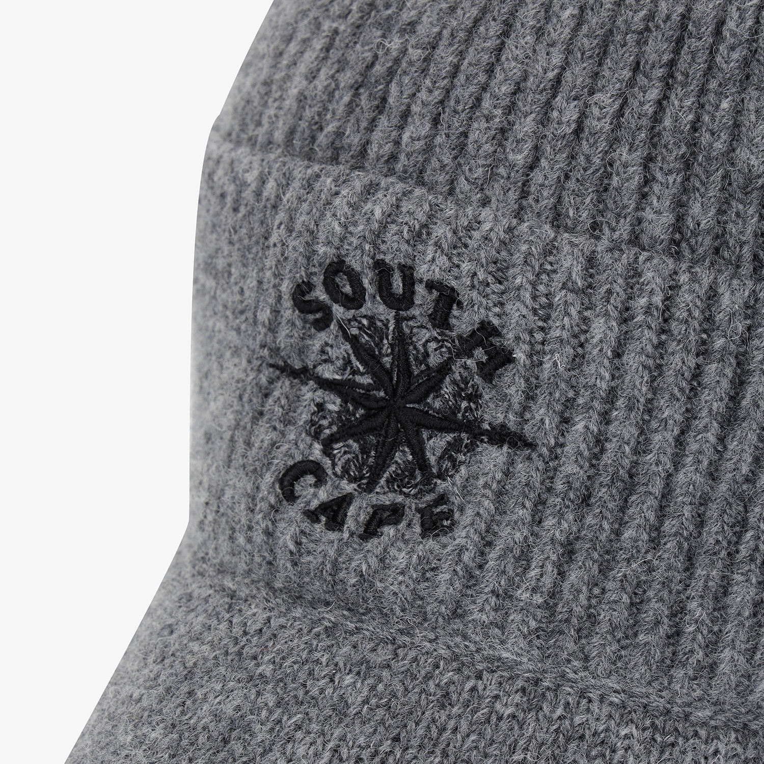 남성 사우스크로스 이어머프 니트캡_멜란지 그레이