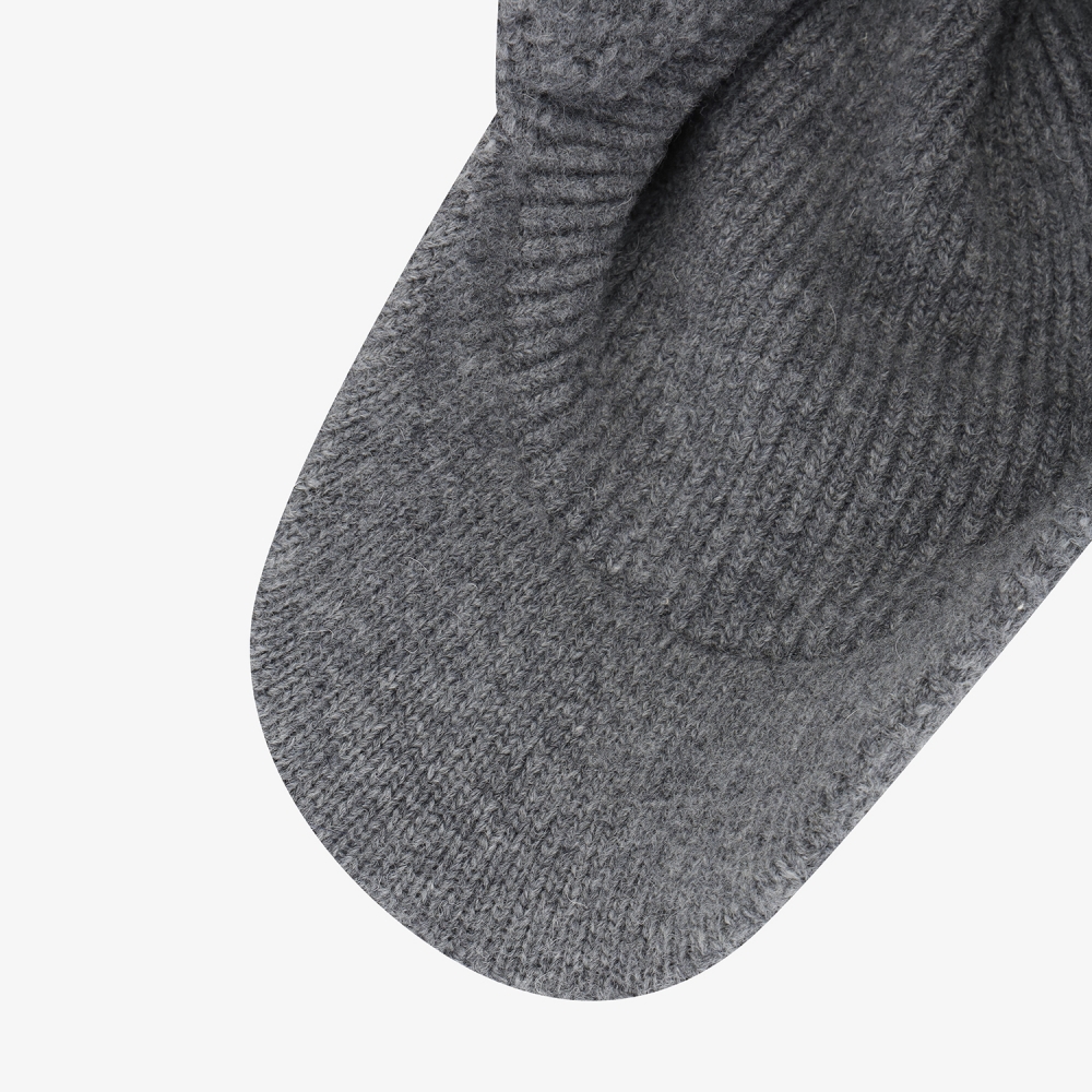 남성 사우스크로스 이어머프 니트캡_멜란지 그레이