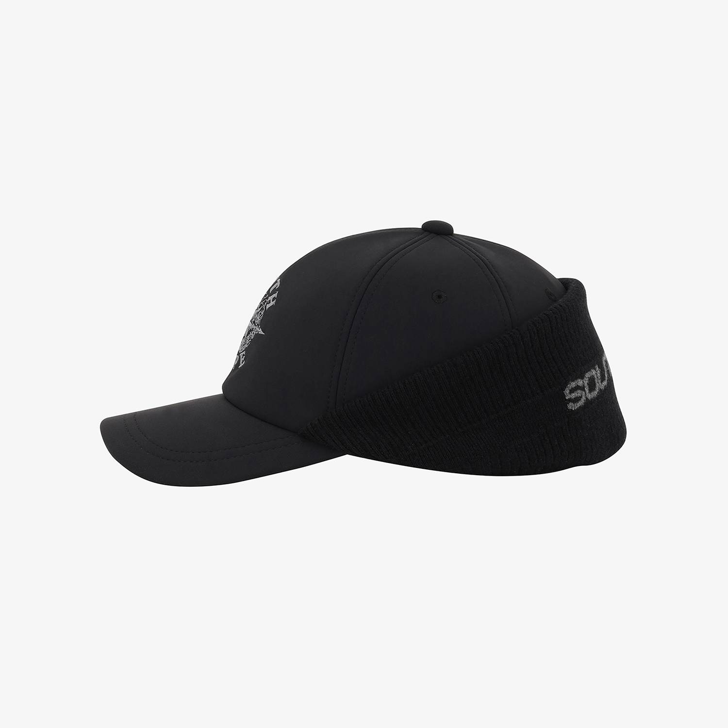 남성 사우스크로스 이어플랩 볼캡_블랙
