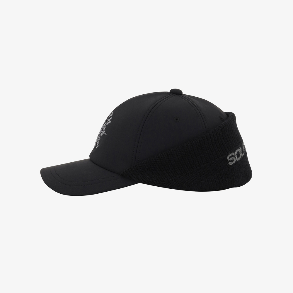 남성 사우스크로스 이어플랩 볼캡_블랙