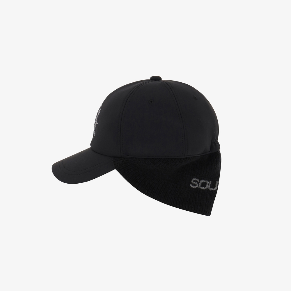 남성 사우스크로스 이어플랩 볼캡_블랙