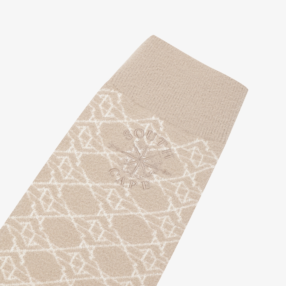 여성 사우스크로스 니트 레그워머_베이지