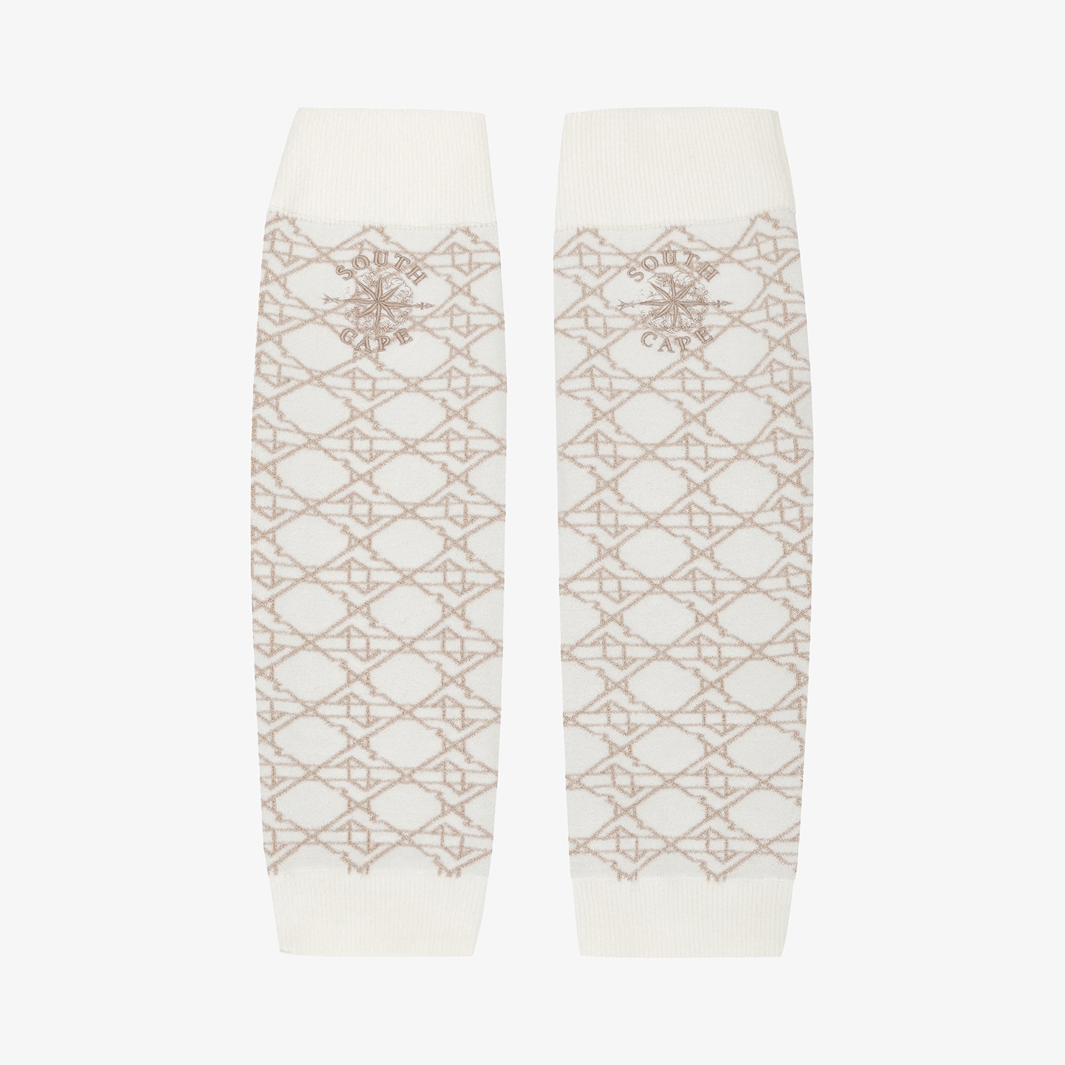 여성 사우스크로스 니트 레그워머_아이보리