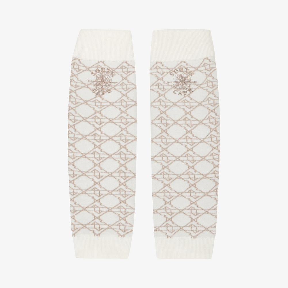 여성 사우스크로스 니트 레그워머_아이보리