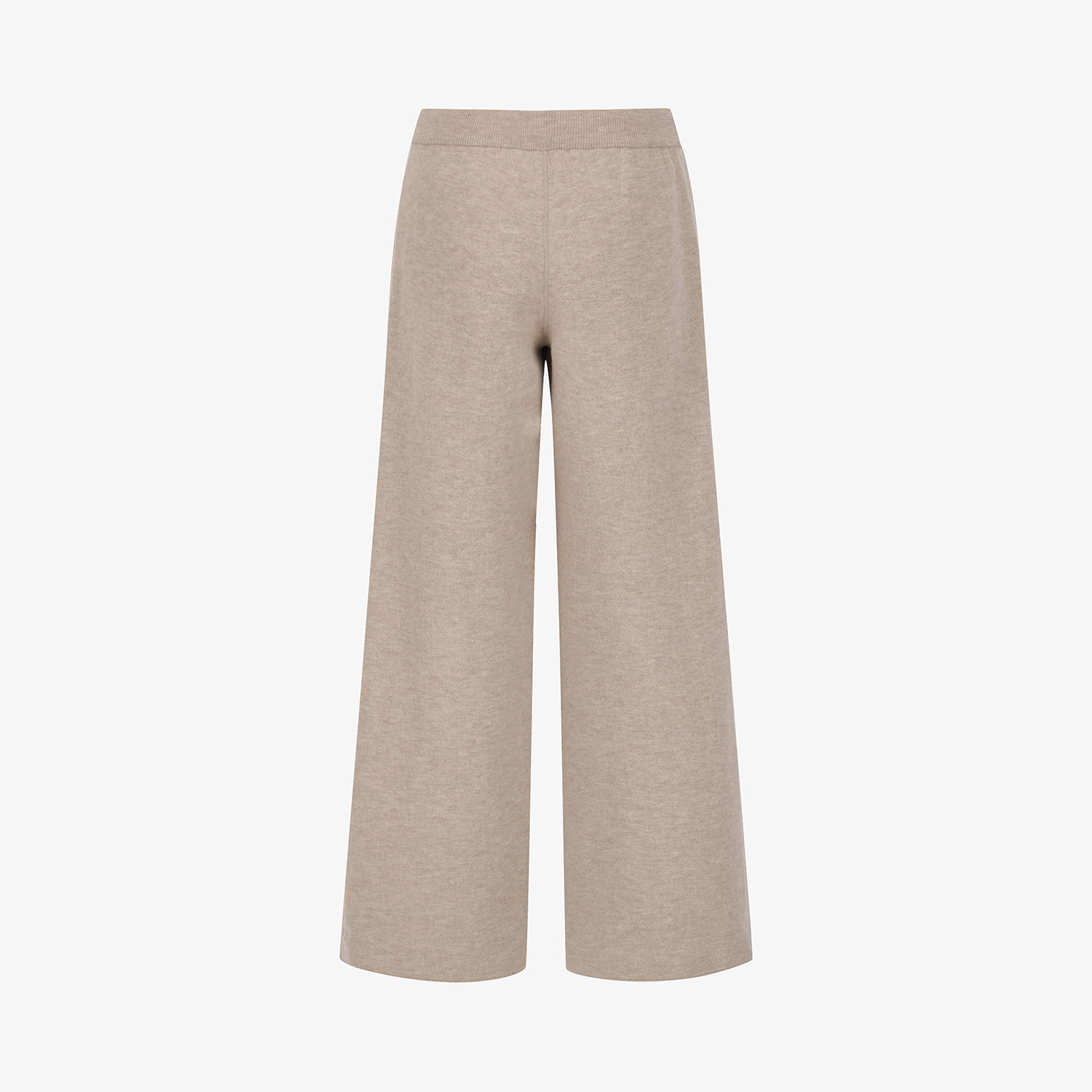 사우스케이프 여성 리버시블 자카드 니트 팬츠_베이지