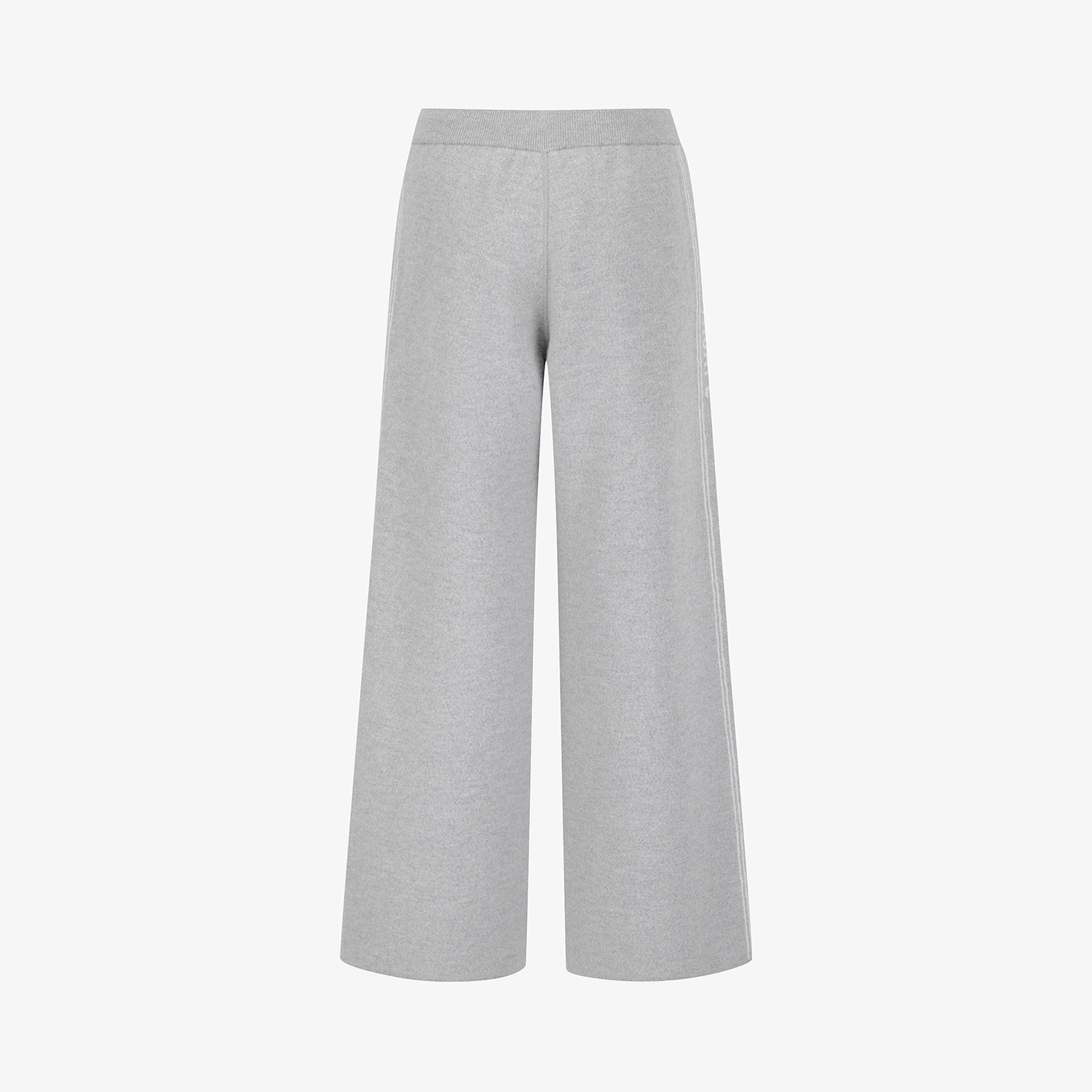 사우스케이프 여성 리버시블 자카드 니트 팬츠_그레이